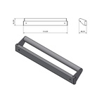 Frame for mobile workbench 186cm (triple)