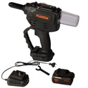 Cordless pop rivet pliers 20kN 1x 4.0Ah battery 18V + charger