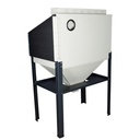 Sand blast cabinet 220L with 1 side door