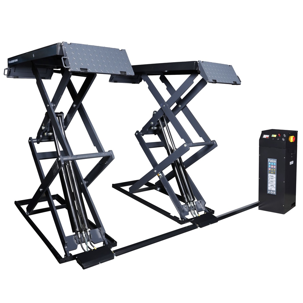 Falco Sollevatori-VL7230A-Dubbele schaarlift master-slave 3000kg 400V.jpg