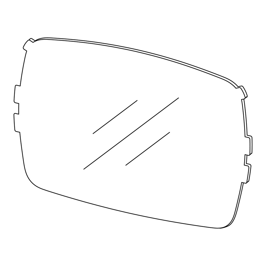 [LVE5WH5] Front cover lens for EWH5 / EWH5F 5 pieces