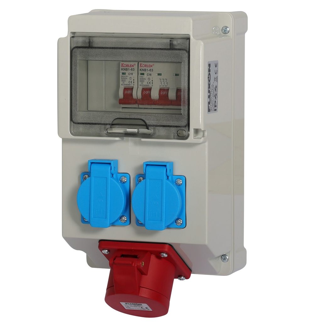 [VD1632A] Fluxon boîtier de distribution 16A 230V / 400V