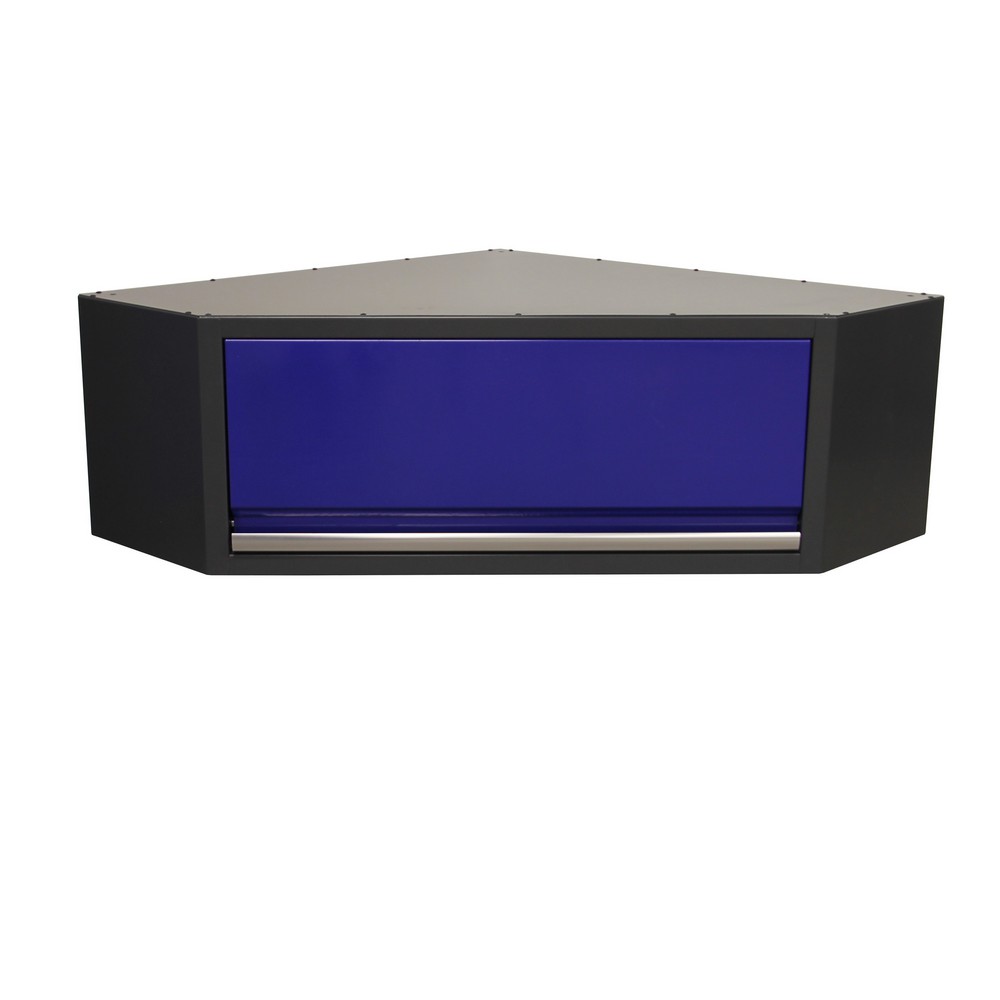 [GC01GC1334BLUE] Wall cabinet for corner cabinet 1 door BLUE