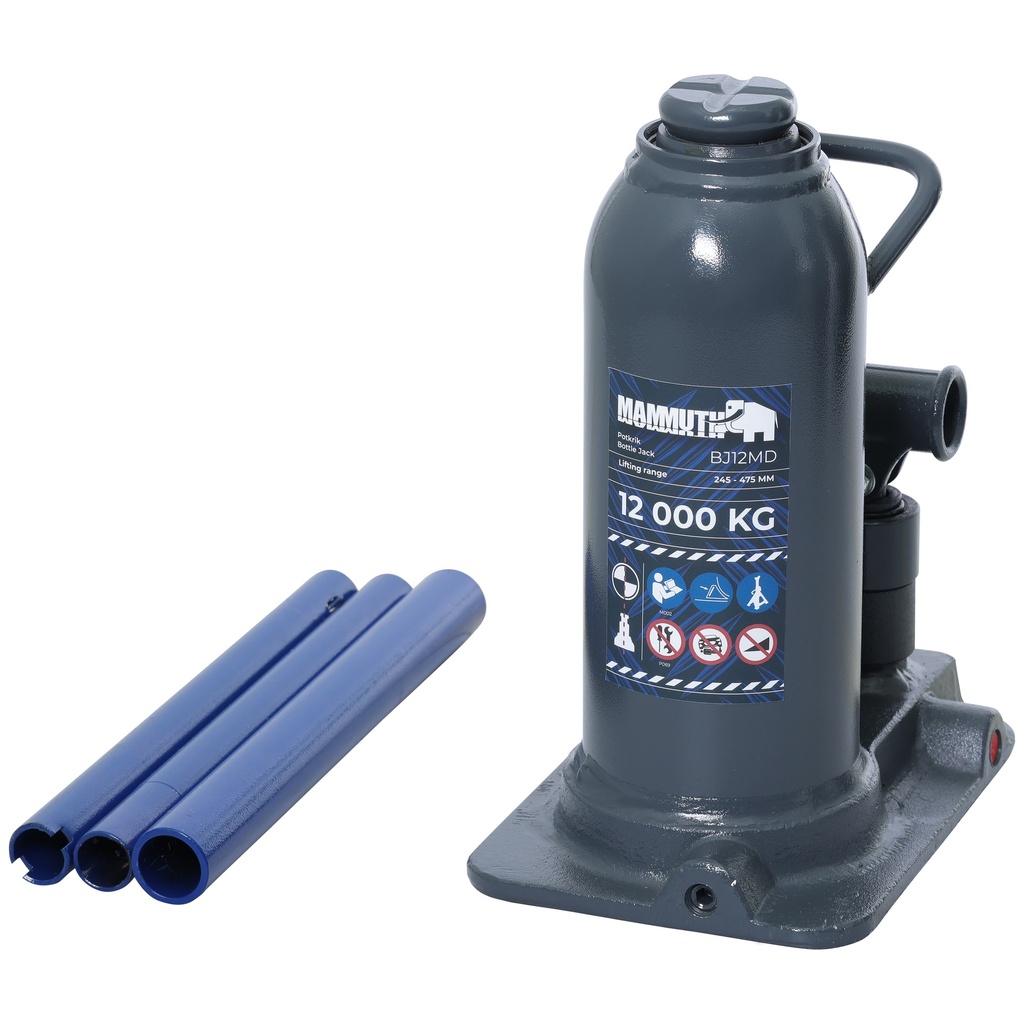 [BJ12MD] Mammuth bottle jack 12 ton horizontal/vertical