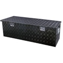 Bullram jobsite box checkerplate black coated large