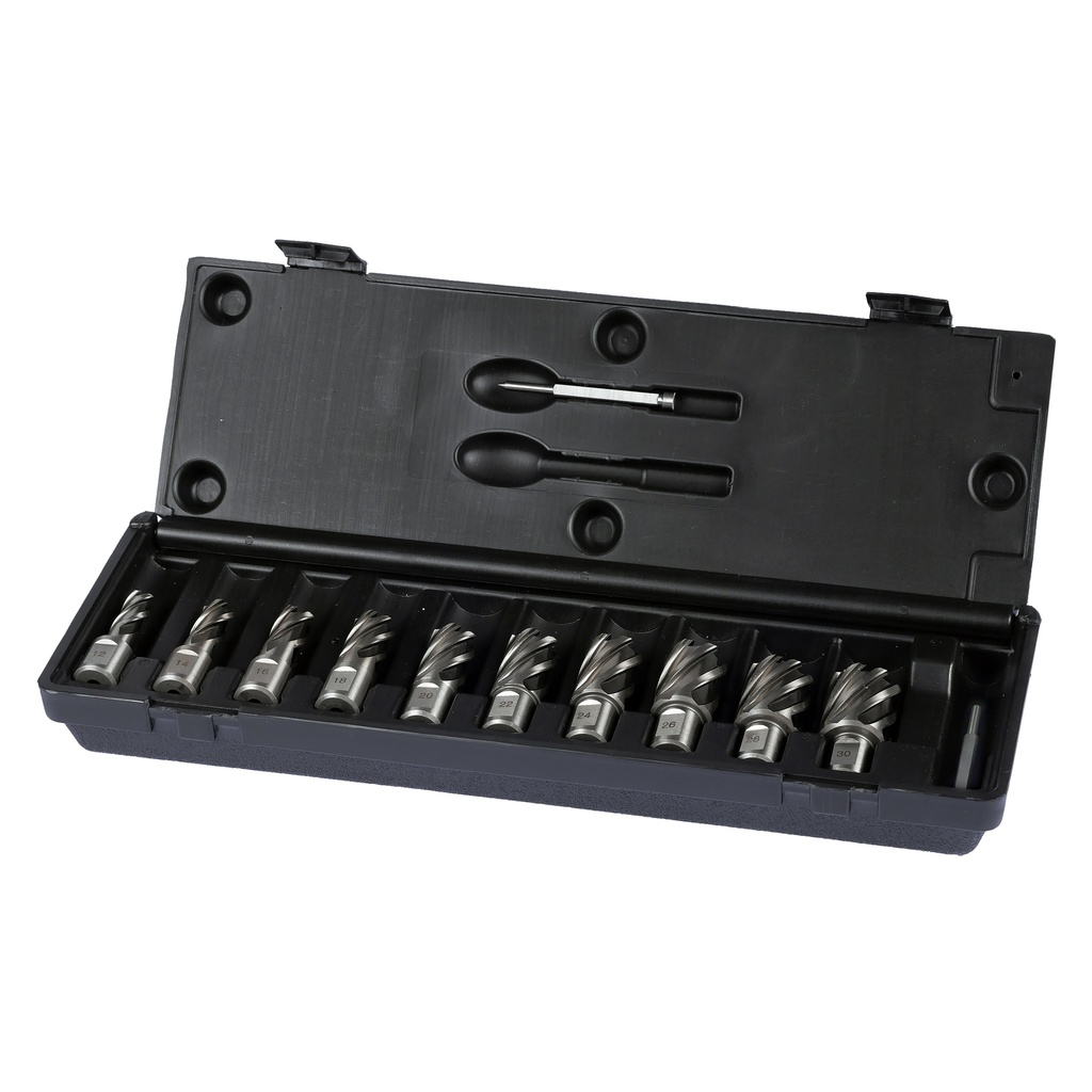 [KB10PCS] Core drill set HSS/M2 - 12 pieces