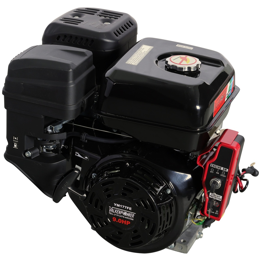 [YM177FE250] Valkenpower moteur essence démarrage électrique 7.5 ch dimension d’arbre 25 mm