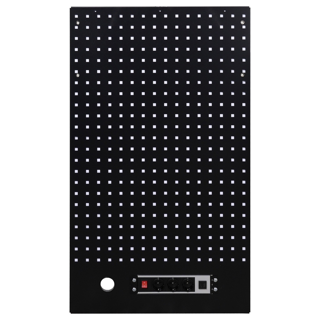 [GC10BS] Tool wall with power strip 615 x 1052mm
