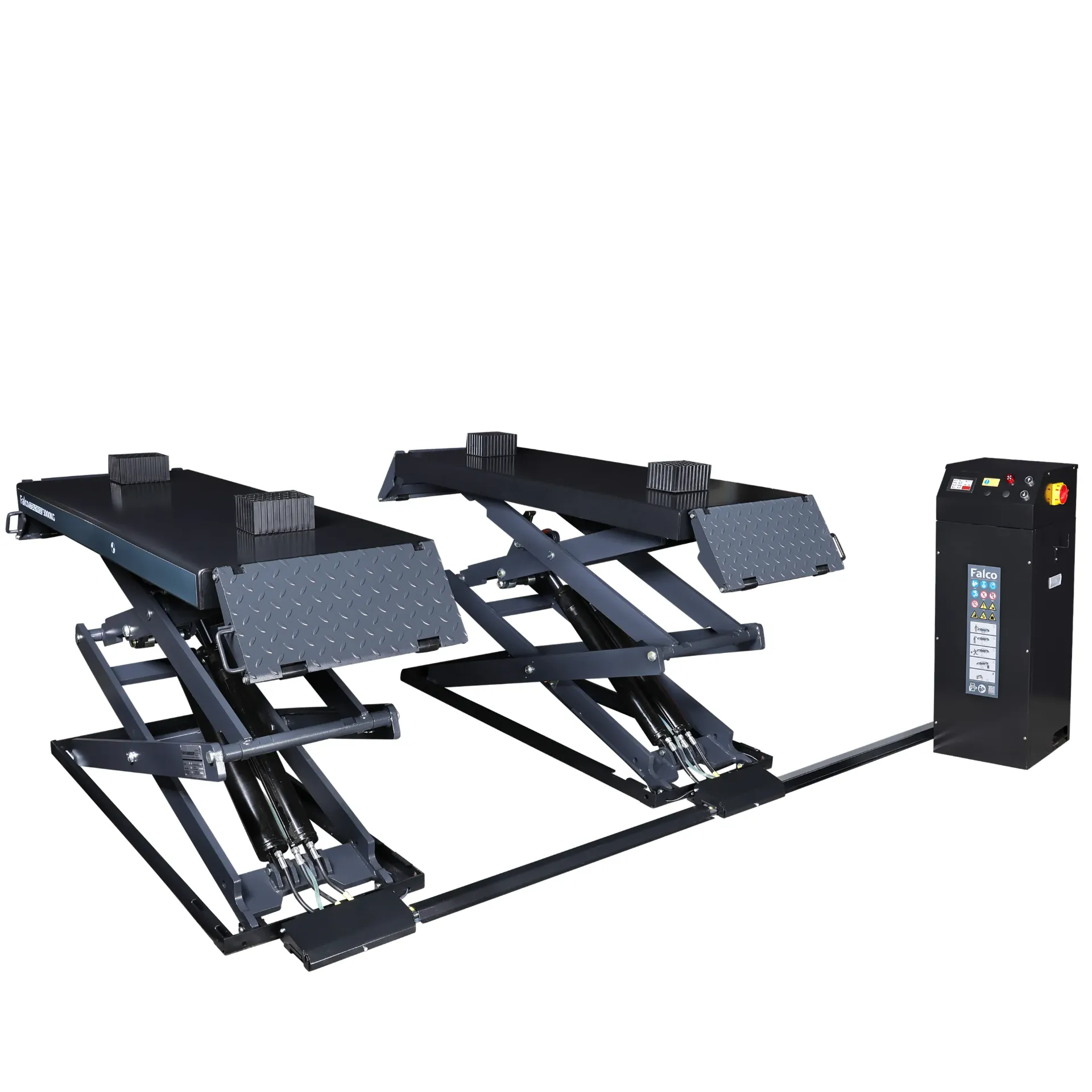 Dubbele schaarlift master-slave 3000kg 400V